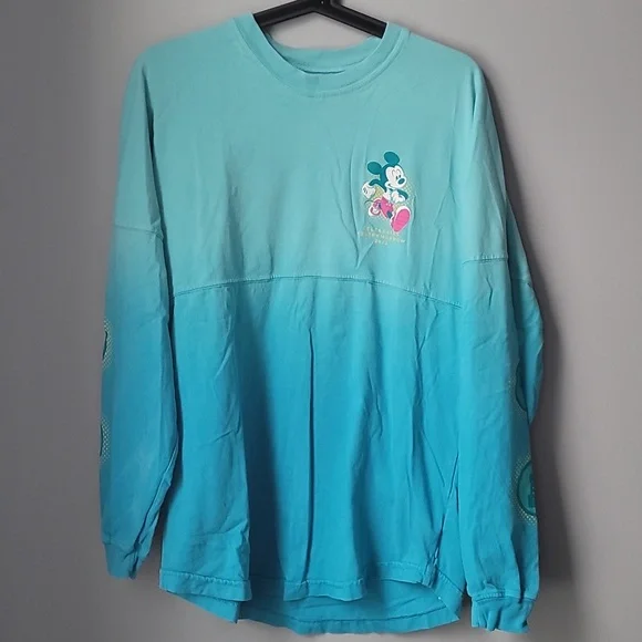 Disney Teal Long Sleeve Tee - Picture 2 of 7